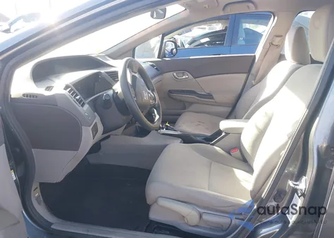 2012 Honda Civic Natural Gas из США, поврежденный, VIN 19XFB5F53CE001630